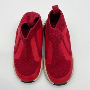 ZARA Baby Sneaker Size 24 US 8 Red Pull On No Lace Athletic Sock-Style High Top